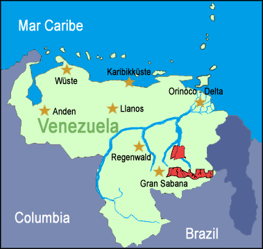 Reiseveranstaltungen in Venezuela